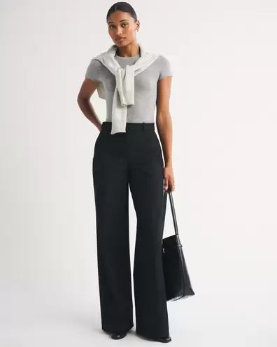 Pantalones de pernera muy ancha de Curve Love A&F Forme
