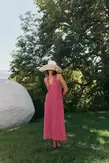 CREPE MAXI DRESS