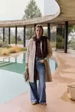 REVERSIBLE CHECKERED RAINCOAT