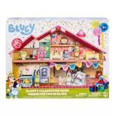 Moose bluey casa de celebracion + 1 figura de bluey (moose toys - 17669)