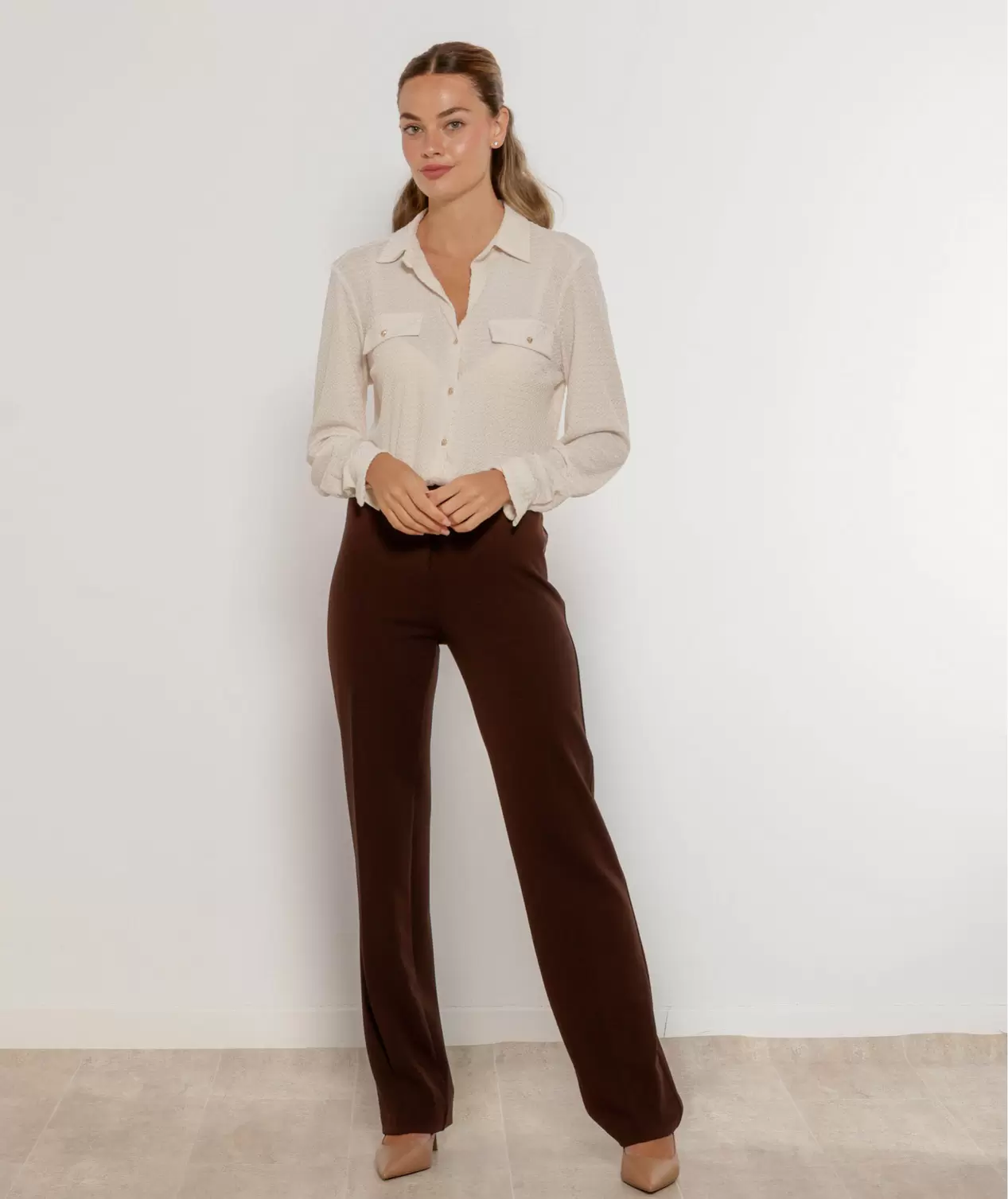 PANTALÓN DELFÍN MARRÓN
