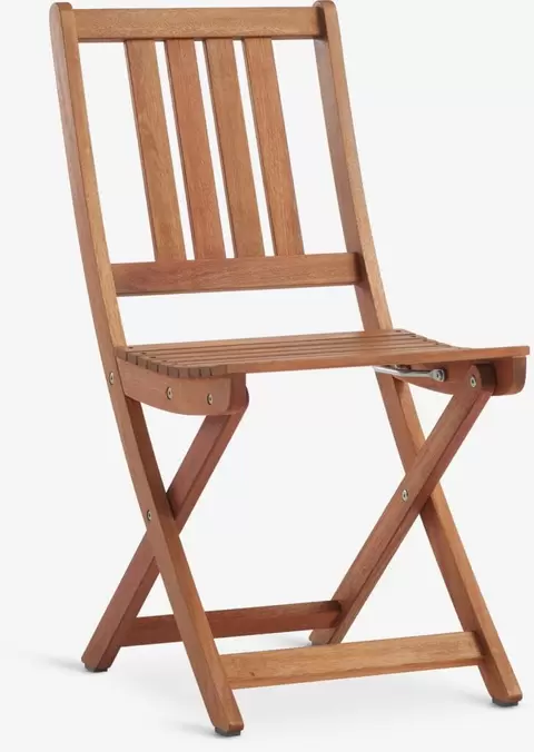 VRAADALSilla plegable VRAADAL madera duraAJSTRUPSilla apilable AJSTRUP negroVESTERHAVETSilla plegable VESTERHAVET teca