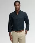 Camisa de Manga Larga Corte Relajado