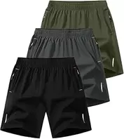 3 Pack Athletic Shorts for Men, Quick Dry Basketball Shorts with Pockets Running Casual Activewear