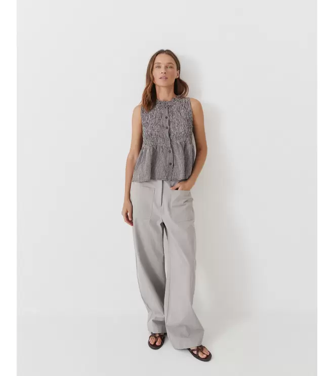 TOP NIDO ABEJA PEPLUM