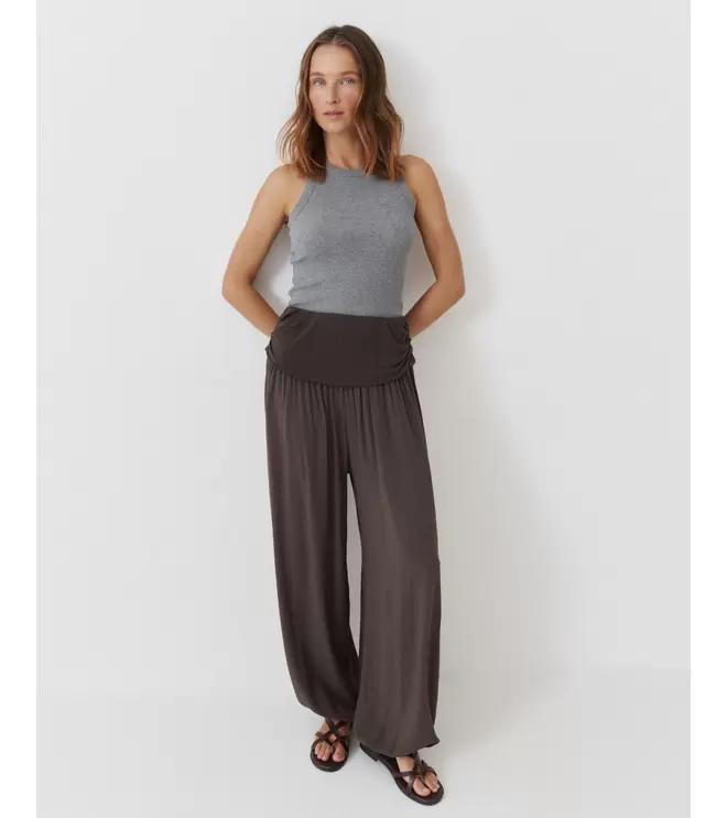 PANTALÓN BOMBACHO CINTURA ANCHA