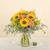 Girasoles y Rosas