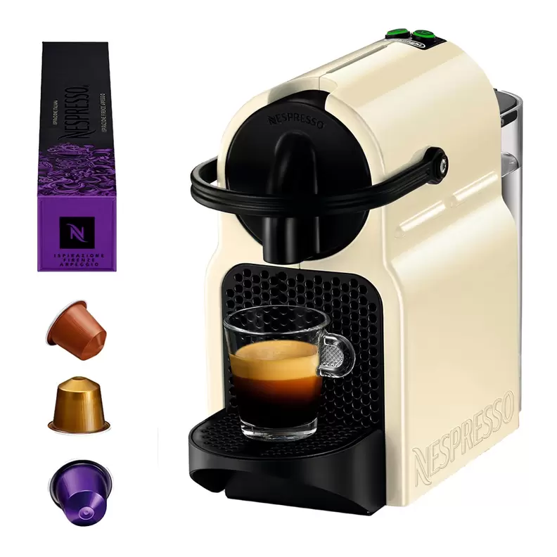 Cafetera de Cápsulas automática Nespresso De'Longhi Inissia para cápsulas Nespresso Original Crema
