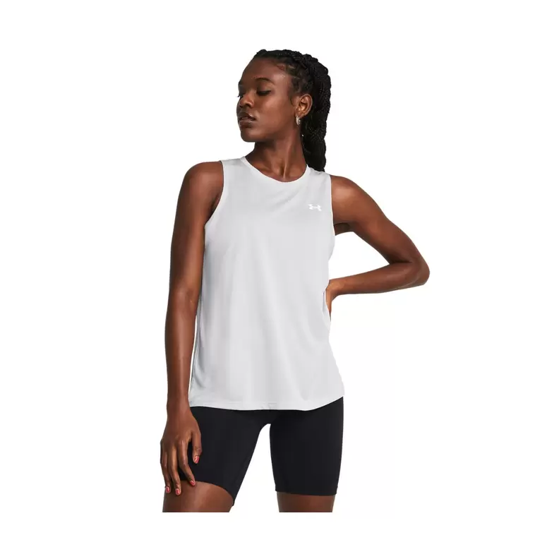 Camiseta de mujer Tech Tank Twist Under Armour Gris
