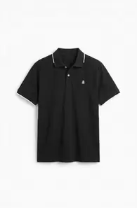 Polo COOLMAX® cuello jacquard