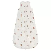Pelele sin mangas TOG 3 de punto jersey con estampado de animales 18-36M colección "Roi des Forêts" écru