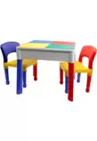 Mesa 3 en 1 con 2 sillas