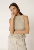 OPEN-KNIT TOP