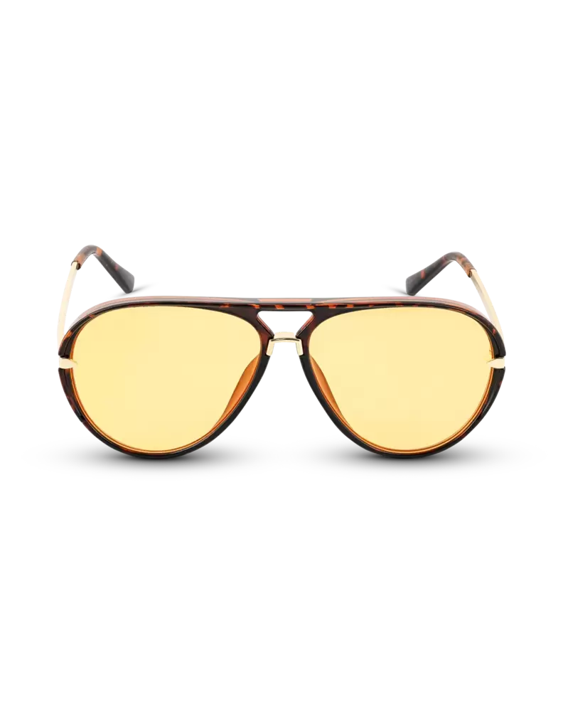 Sonnenbrille - Leo Yellow