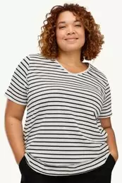 Pack de 2 - camisetas con escote en pico - LYCRA®