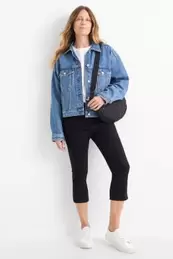 Pantalón pirata - mid waist - slim fit