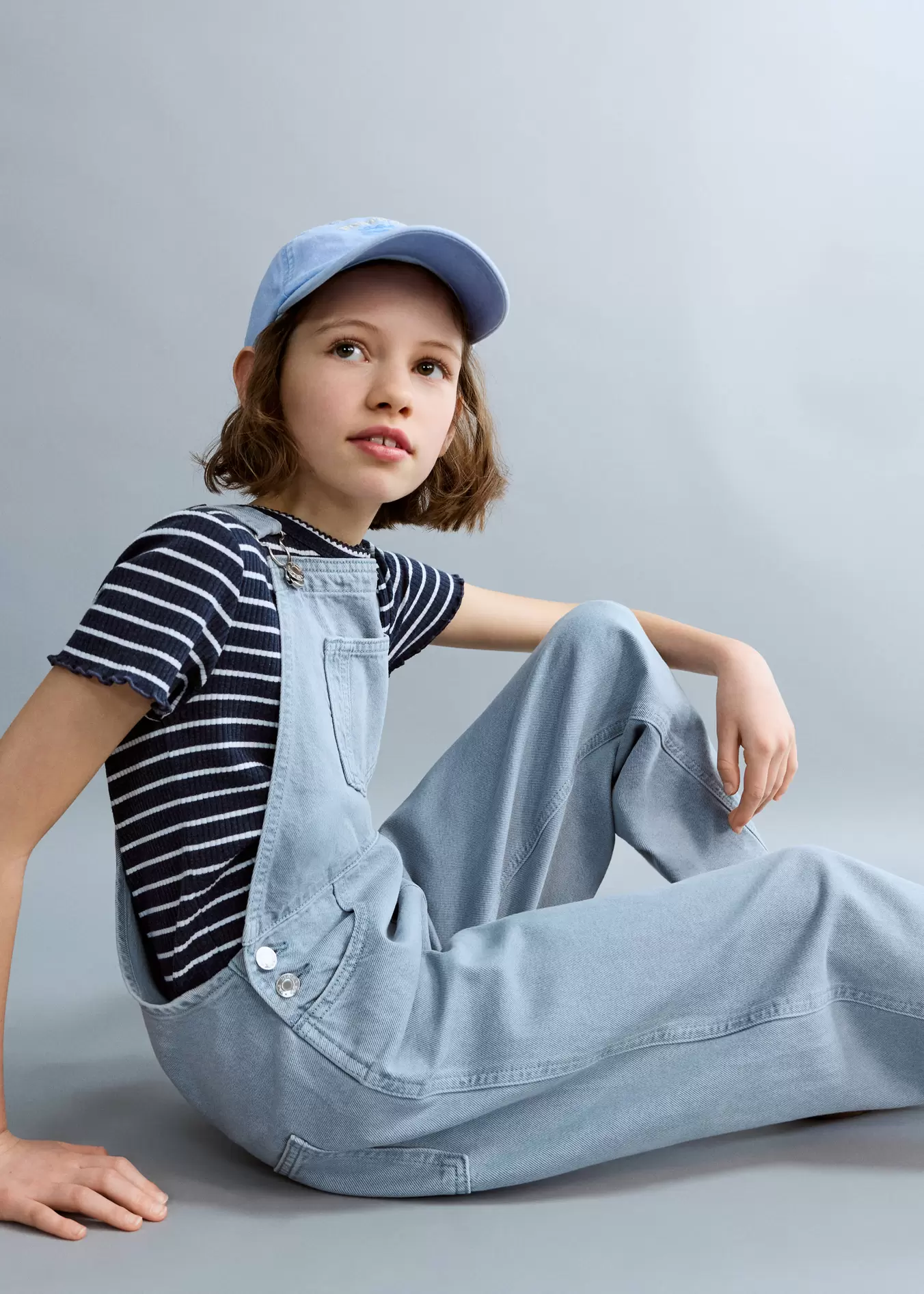 Peto denim largo