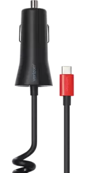 Cargador de coche Verizon USB C con tecnología de carga rápida VPCPDTYPEC VPC30WPDTYPEC-M