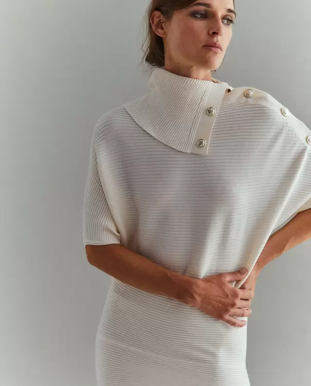 Jersey cuello botones
