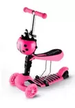 Patinete 3 Ruedas 2 en 1 Rosa