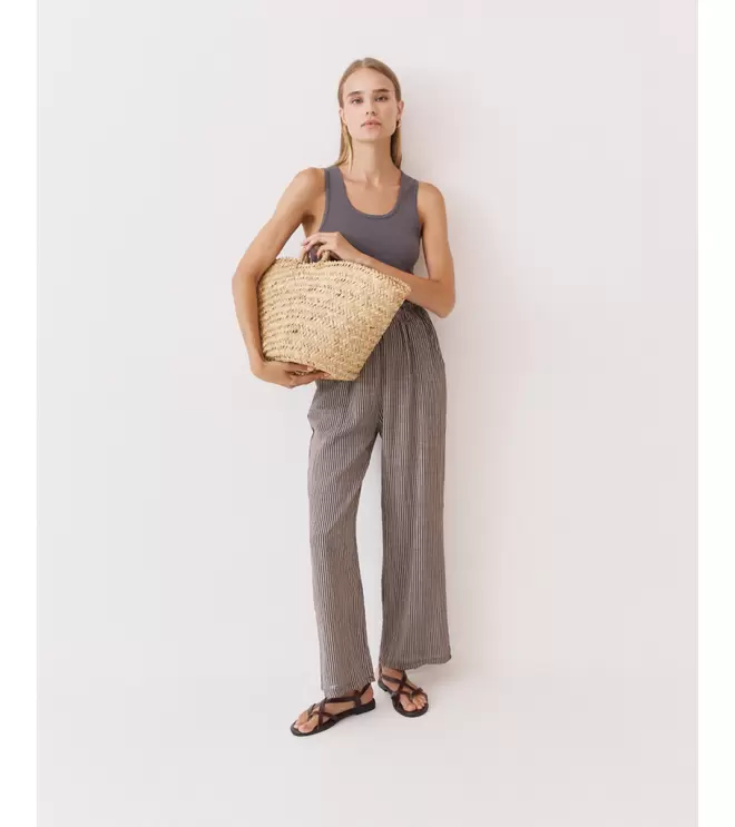 PANTALÓN WIDE LEG RAYAS