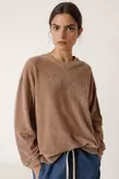 LARA TERRYCLOTH SWEATSHIRT