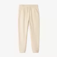 Pantalón de chándal niña de felpa lisa