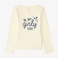 Camiseta de manga larga niña con estampado fantasía