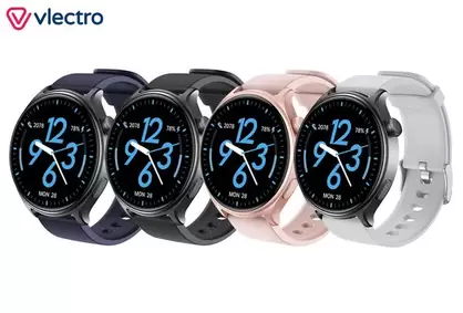 Smartwatch redondo con pantalla HD brillante
