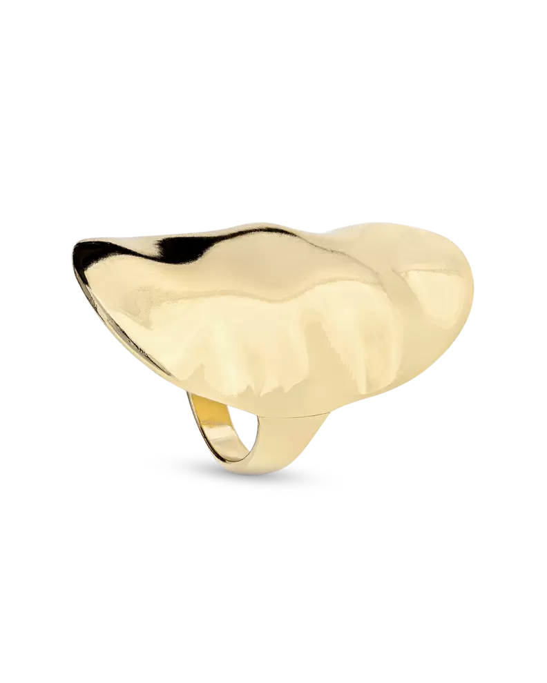 Ring - Hammered Oval