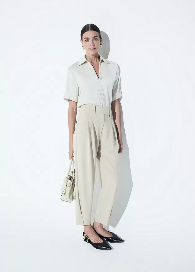 Balloon Pleat Trousers