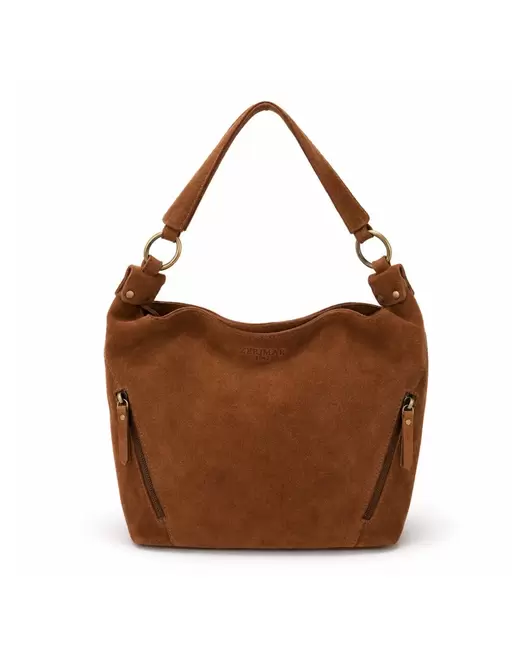 Bolso de serraje doble asa...