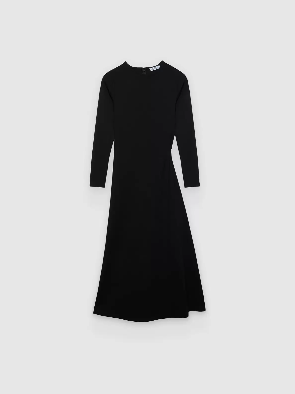 Vestido midi con fruncido