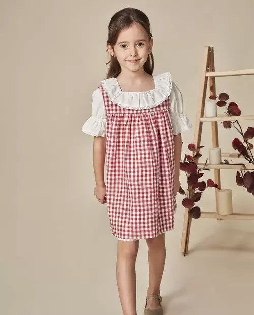 Vestido lino de dos piezas