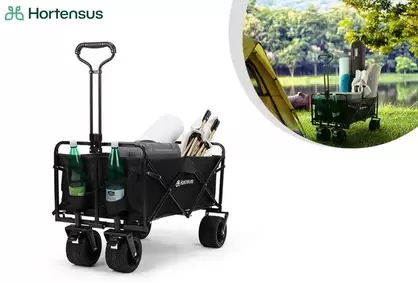 Carro plegable versátil de hasta 120 kg para jardín