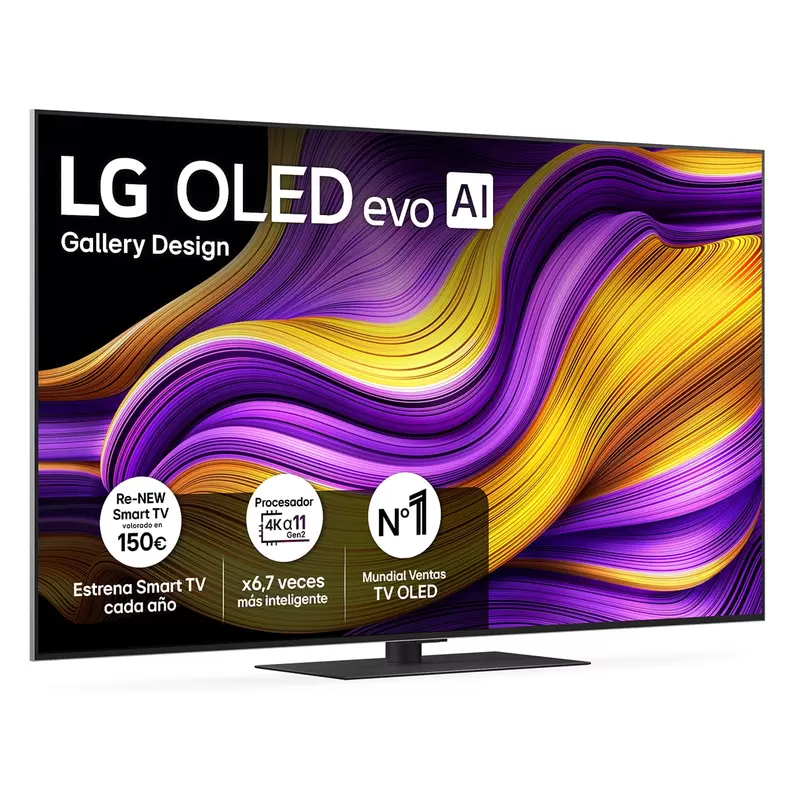 TV OLED evo AI G5 164cm (65") LG OLED65G56LS, Smart TV 4K - Negro