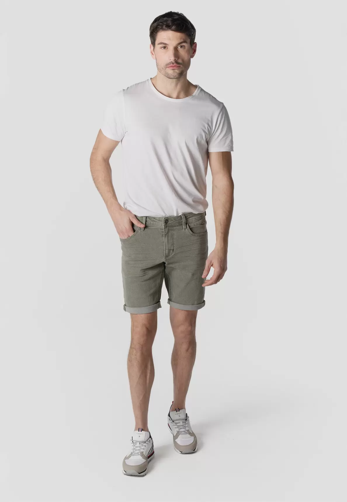 Men's Cotton Lyocell Regular Denim Bermuda Shorts - Koroshi