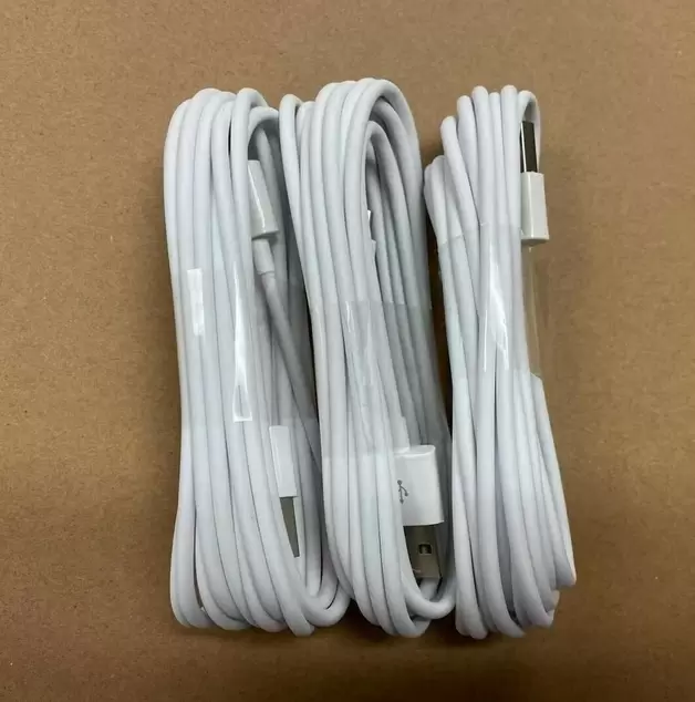 PAQUETE DE 3 CABLES DE CARGA DE DATOS USB de 3/6/10 pies para Apple iPhone 5 6 7 8 Xs MAX