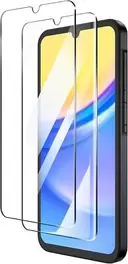 Paquete de 2 protectores de pantalla de vidrio templado HD transparentes para Samsung Galaxy A15 5G