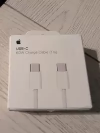 GENUINO Cable de Carga Tejido Apple USB-C a USB-C 60W 1m MW493AM/A CAJA ABIERTA