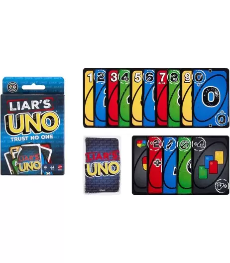 MATTEL GAMES LIAR S UNO JUEGO DE CARTAS