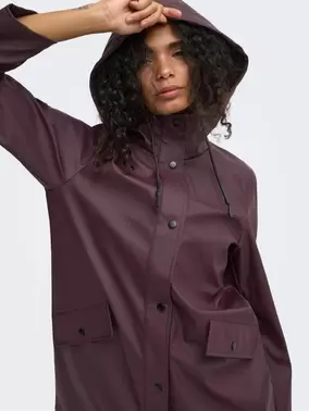 ONLY ONLELISA Chubasquero - Fudge - 15261734