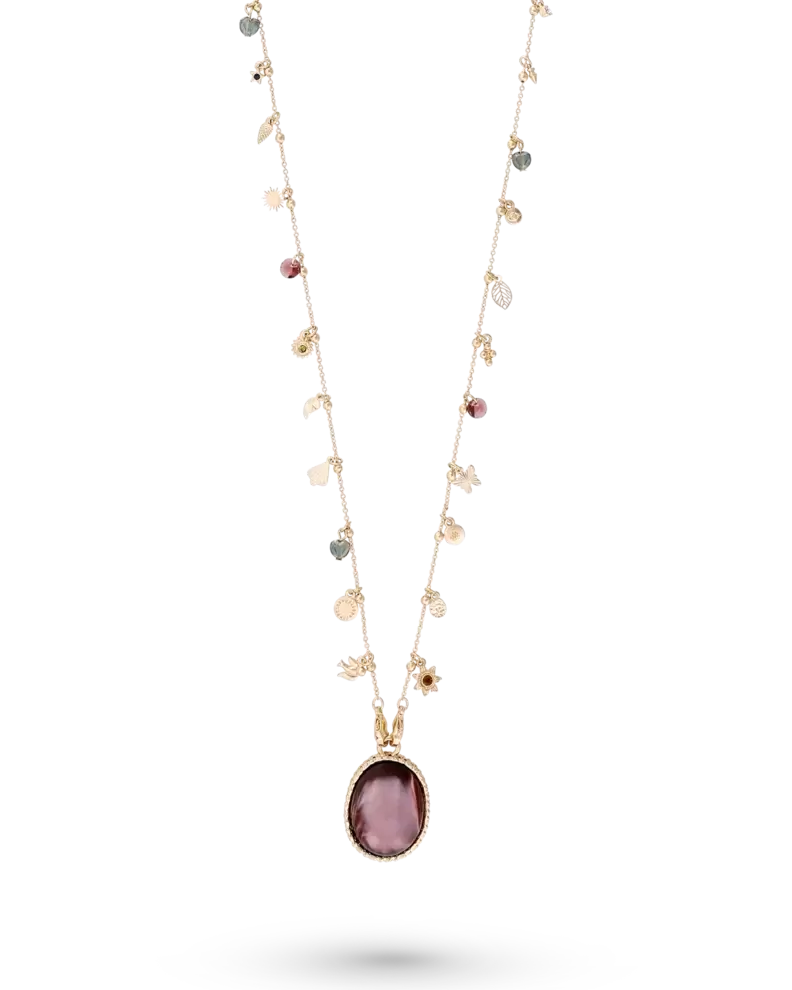 Kette - Burgundy Charm