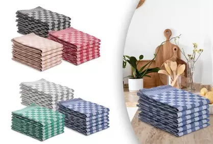 Set de 12 paños de cocina