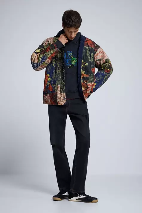 Chaqueta Reversible Capucha