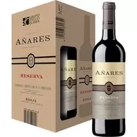 Vino tinto Rioja reserva estuche 4x0,75 l