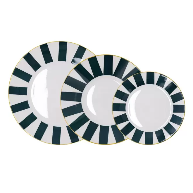 Vajilla 18 piezas porcelana Cherry