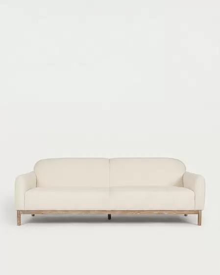 Sofá patas madera ECO