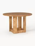 Mesa de comedor redonda de madera Edward, tamaños diferentes