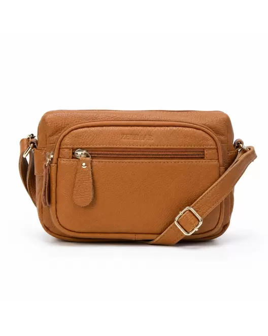 Bolso de piel bandolera...
